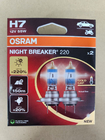 Osram H7 60/55W Night Breaker Laser +220% žiarovka do svetlometu fotografia 1