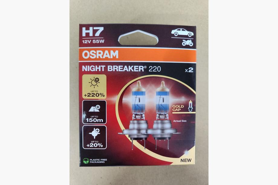 Osram H7 60/55W Night Breaker Laser +220% žiarovka do svetlometu Image