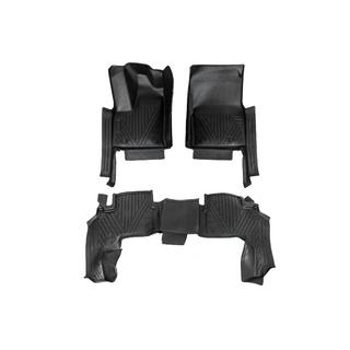 Gumové koberce do interiéru Niken Luxury 3D (3 ks)