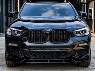 BMW X3 G01 2018– Predný 3D lip spojler (pre M-Sport 2018-2022, lesklá čierna) fotografia 1
