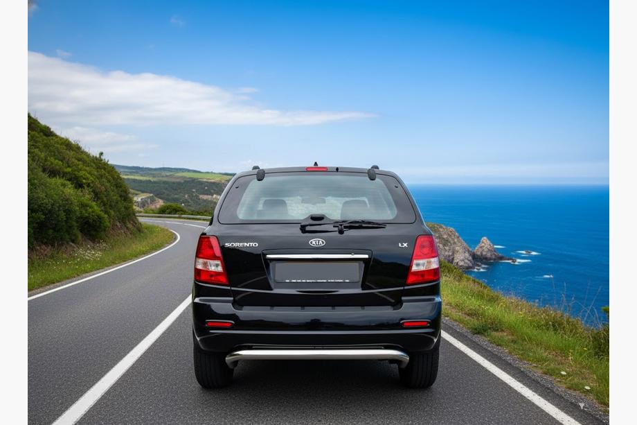 Kia Sorento I BL 2002–2009 Zadný ochranný rám AK012 (nehrdzavejúca oceľ) Image