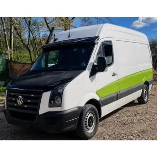 Deflektor na čelné sklo V-4 (čierny lesk, 5 mm) Volkswagen Crafter 2006–2016 fotografia 2