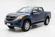 Mazda BT-50 2012– Bočné nášľapy Duru (2 ks, hliník) fotografia 1