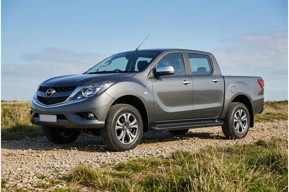 Mazda BT-50 2012– Bočné nášľapy Allmond Black (2 ks, hliník) Image