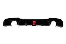 BMW 3 rad E90/E91 2005–2011 Difúzor zadného nárazníka pre obojstranný jednoduchý výfuk s LED (pre M-Sport, ABS) fotografia 1