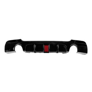 Difúzor zadného nárazníka pre obojstranný jednoduchý výfuk s LED (pre M-Sport, ABS) fotografia 1