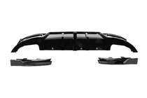 BMW 3. rad G20/G21 2018– Difúzor zadného nárazníka B-Style LED (pre M-Sport 2023+, ABS) fotografia 10