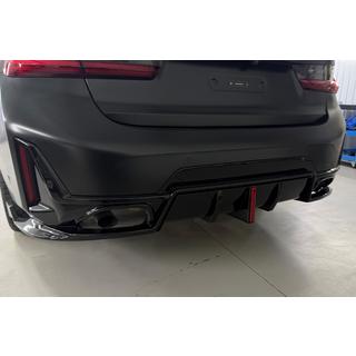 Difúzor zadného nárazníka B-Style LED (pre M-Sport 2023+, ABS)