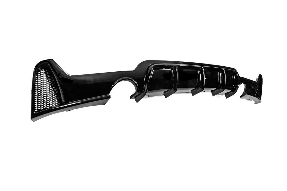 BMW 4 séria F32/F33/F36 2012–2020 Difúzor zadného nárazníka pre obojstranný jednoduchý výfuk V2 (pre M-Sport, ABS) Fotografia 3