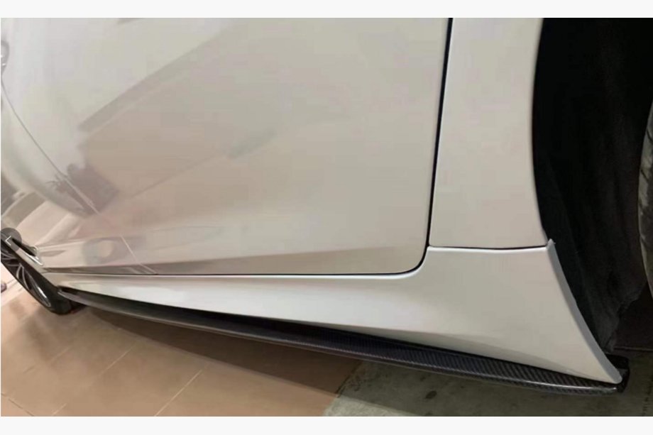 BMW 5. rad G30/G31 2017–2023 ABS kryty prahov (pre M-Sport/M5 prahy, čierny lesk) Image