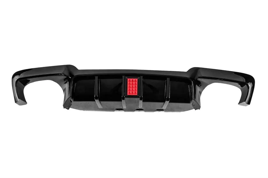 BMW 5. rad F10/F11 2010–2016 Difúzor zadného nárazníka M5-Style LED (pre M-Sport, ABS) Fotografia 1