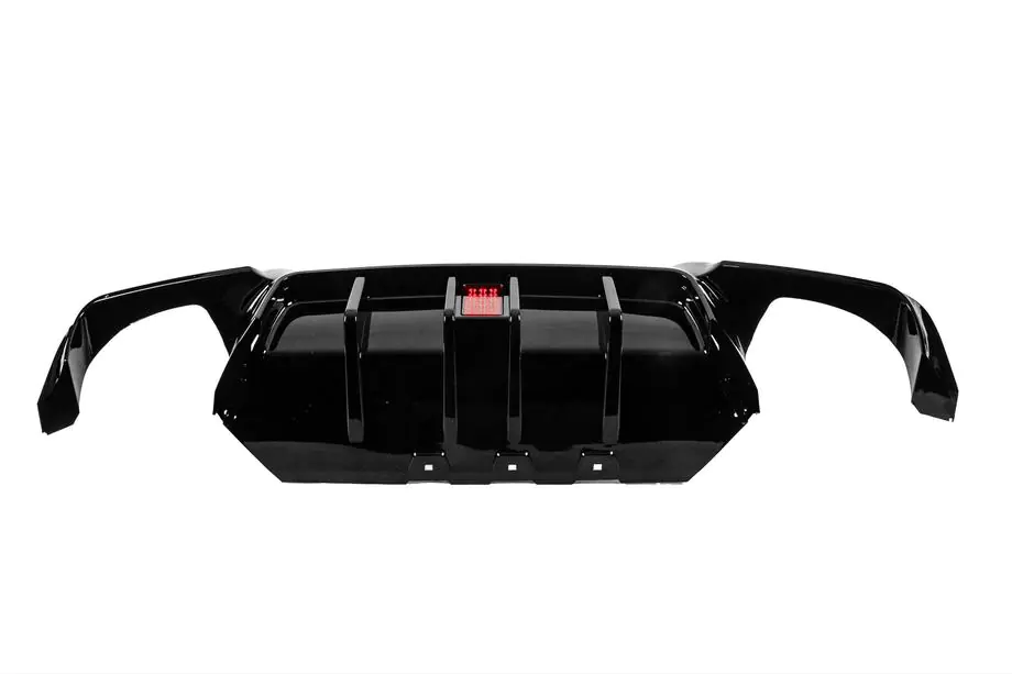 BMW 5. rad F10/F11 2010–2016 Difúzor zadného nárazníka M5-Style LED (pre M-Sport, ABS) Fotografia 4