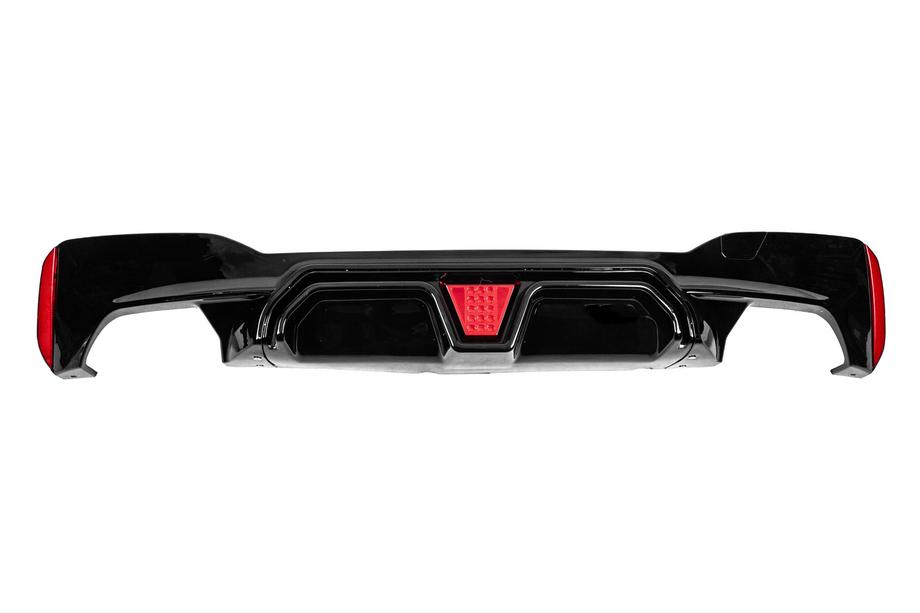 BMW 5. rad G30/G31 2017–2023 CS-Style LED difúzor zadného nárazníka (pre M-Sport/M5 F90, ABS) Fotografia 1