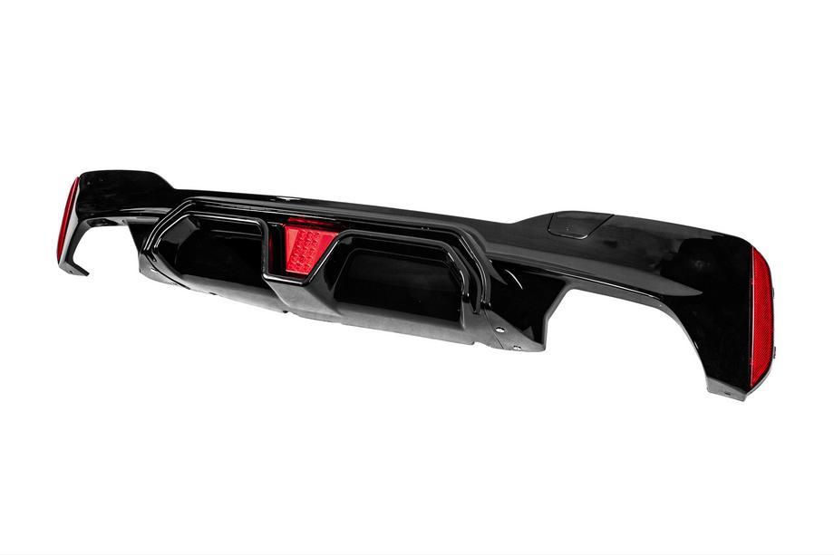 BMW 5. rad G30/G31 2017–2023 CS-Style LED difúzor zadného nárazníka (pre M-Sport/M5 F90, ABS) Fotografia 2