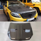 Mercedes S-class W222 2013–2022 Kapota (karbón) fotografia 1