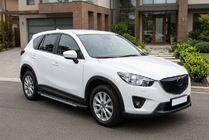 Mazda CX-5 2012–2017 Bočné nášľapy Duru (2 ks, hliník) fotografia 1