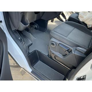 Polyuretánové prahové rohože (2 ks, EVA, sivé) Ford Custom 2013–2022 fotografia 1