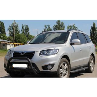 Predný ochranný rám WT003 Black (nerez) Hyundai Santa Fe 2 2006–2012 fotografia 4