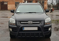 Kia Sportage 2004–2010 Predný ochranný rám WT003 Black (nerez) fotografia 1