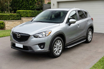 Mazda CX-5 2012–2017 Bočné nášľapy Fullmond (2 ks, hliník) fotografia 1