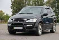 SsangYong Action 2005–2018 Predný ochranný rám WT004 Black (nerez) fotografia 1