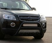 Chevrolet Captiva 2006–2019 Predný ochranný rám WT003 Black (nerez) fotografia 4