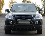 Chevrolet Captiva 2006–2019 Predný ochranný rám WT003 Black (nerez) fotografia 1