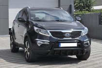 Kia Sportage 2010–2015 Predný ochranný rám WT003 Black (nerez) fotografia 4