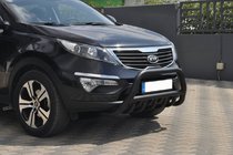 Kia Sportage 2010–2015 Predný ochranný rám WT003 Black (nerez) fotografia 5