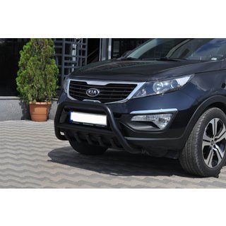 Predný ochranný rám WT003 Black (nerez) Kia Sportage 2010–2015 fotografia 1