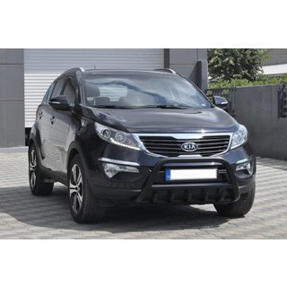 Predný ochranný rám WT003 Black (nerez) Kia Sportage 2010–2015 fotografia 4