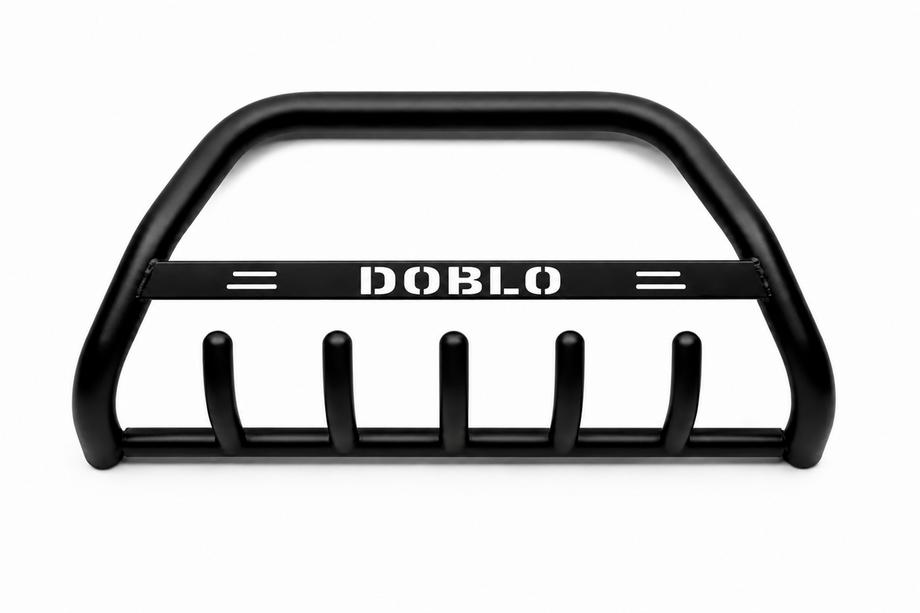 Fiat Doblo II 2010–2022 Kengurin WT004 Black (nerez) Image