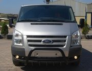 Ford Transit 2000–2014 Kengurín WT003 Black (2006-2014, nerezová oceľ) fotografia 5