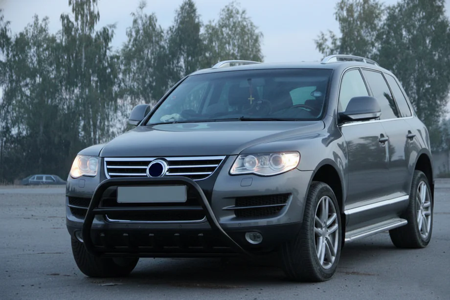 Volkswagen Touareg 2002–2010 Kengurin WT003 Black Special (nerez) Fotografia 4