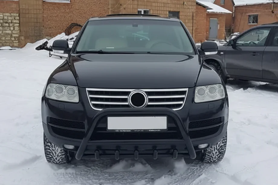 Volkswagen Touareg 2002–2010 Kengurin WT003 Black Special (nerez) Fotografia 1