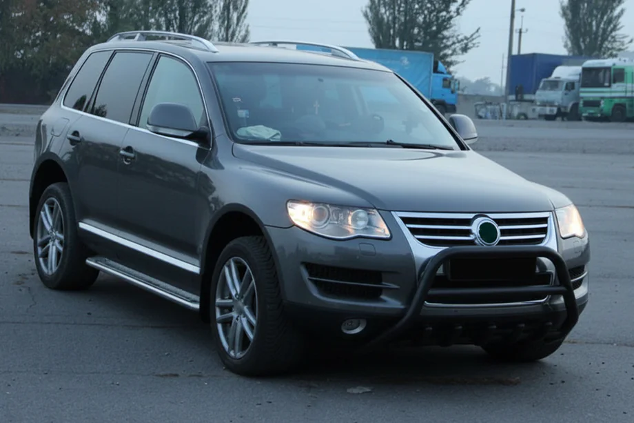 Volkswagen Touareg 2002–2010 Kengurin WT003 Black Special (nerez) Fotografia 3