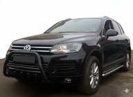 Volkswagen Touareg 2010–2018 Bullbar WT003 Black (nerez) fotografia 3