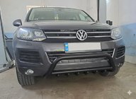 Volkswagen Touareg 2010–2018 Bullbar WT003 Black (nerez) fotografia 4