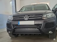 Volkswagen Touareg 2010–2018 Bullbar WT003 Black (nerez) fotografia 1