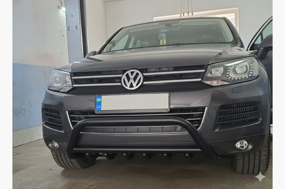 Volkswagen Touareg 2010–2018 Bullbar WT003 Black (nerez) Image
