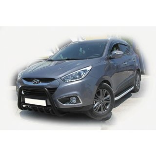 Predný ochranný rám WT003 Black (nerez) Hyundai IX-35 2010–2015 fotografia 3