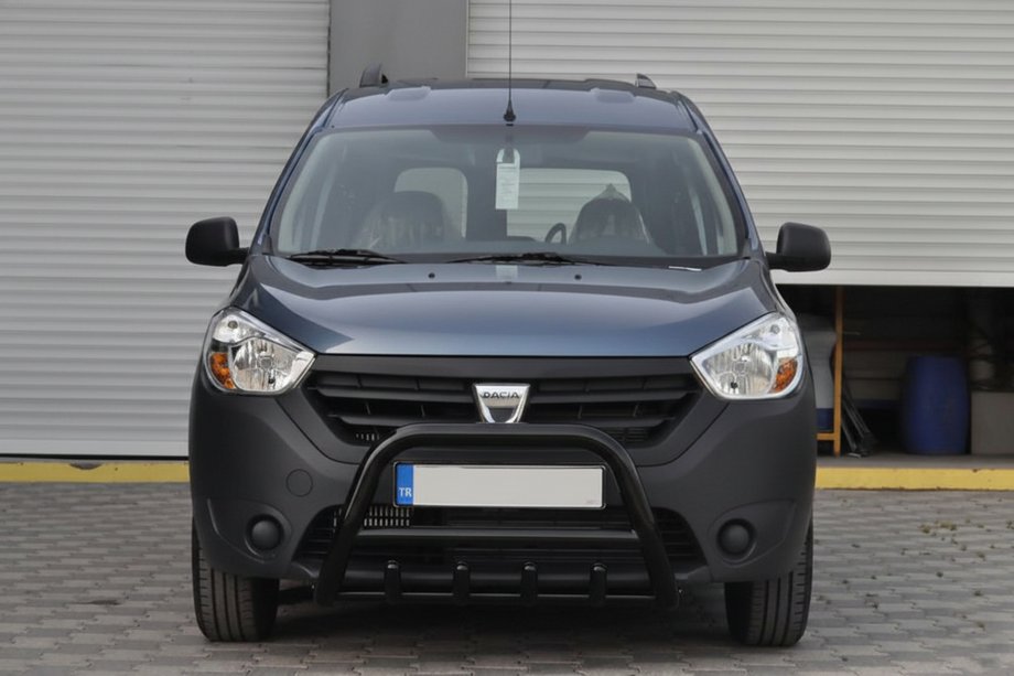 Renault Dokker 2013–2022 Predný ochranný rám WT003 Black (nerez) Image