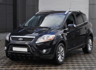 Ford Kuga 2008–2013 Predný ochranný rám WT003 Black (nerez) fotografia 4