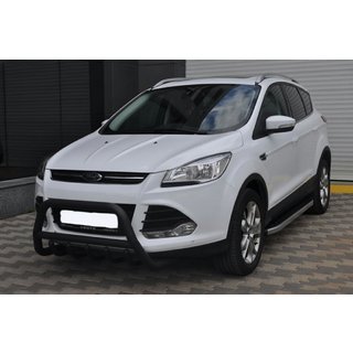 Predný ochranný rám WT003 Black (nerez) Ford Kuga/Escape 2013–2019 fotografia 1