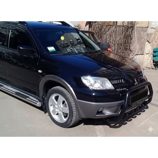 Kengurin WT004 Black (nerez) Mitsubishi Outlander 2001–2006 fotografia 4