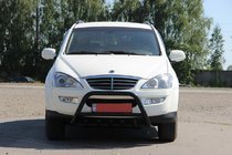 SsangYong Kyron 2005–2014 Bullbar WT003 Black (nerez) fotografia 3