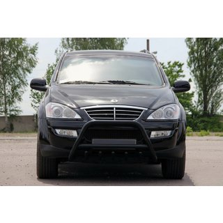 Bullbar WT003 Black (nerez) SsangYong Kyron 2005–2014 fotografia 2