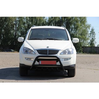 Bullbar WT003 Black (nerez) SsangYong Kyron 2005–2014 fotografia 3