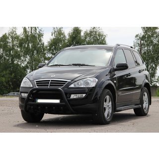 Bullbar WT003 Black (nerez) SsangYong Kyron 2005–2014 fotografia 1