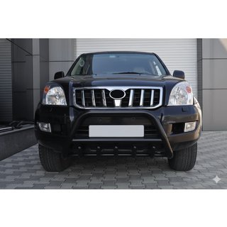 Nízky bullbar WT003 Black (nehrdzavejúca oceľ) fotografia 4
